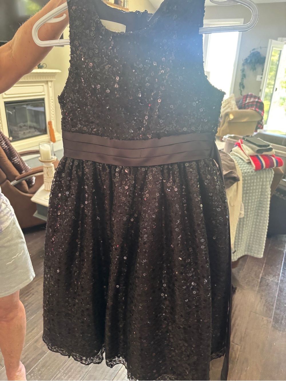 Cinderella Black Sequin Dress